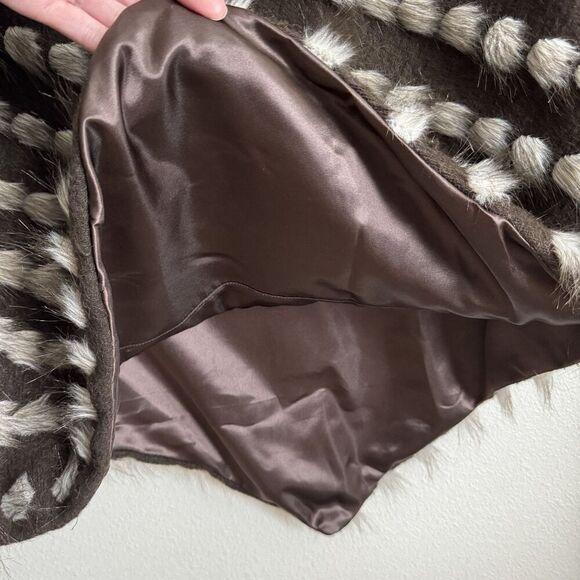 INC International Concepts Sweater Womens Large Brown Goblin Gremlin Dark Fairy - Picture 10 of 13